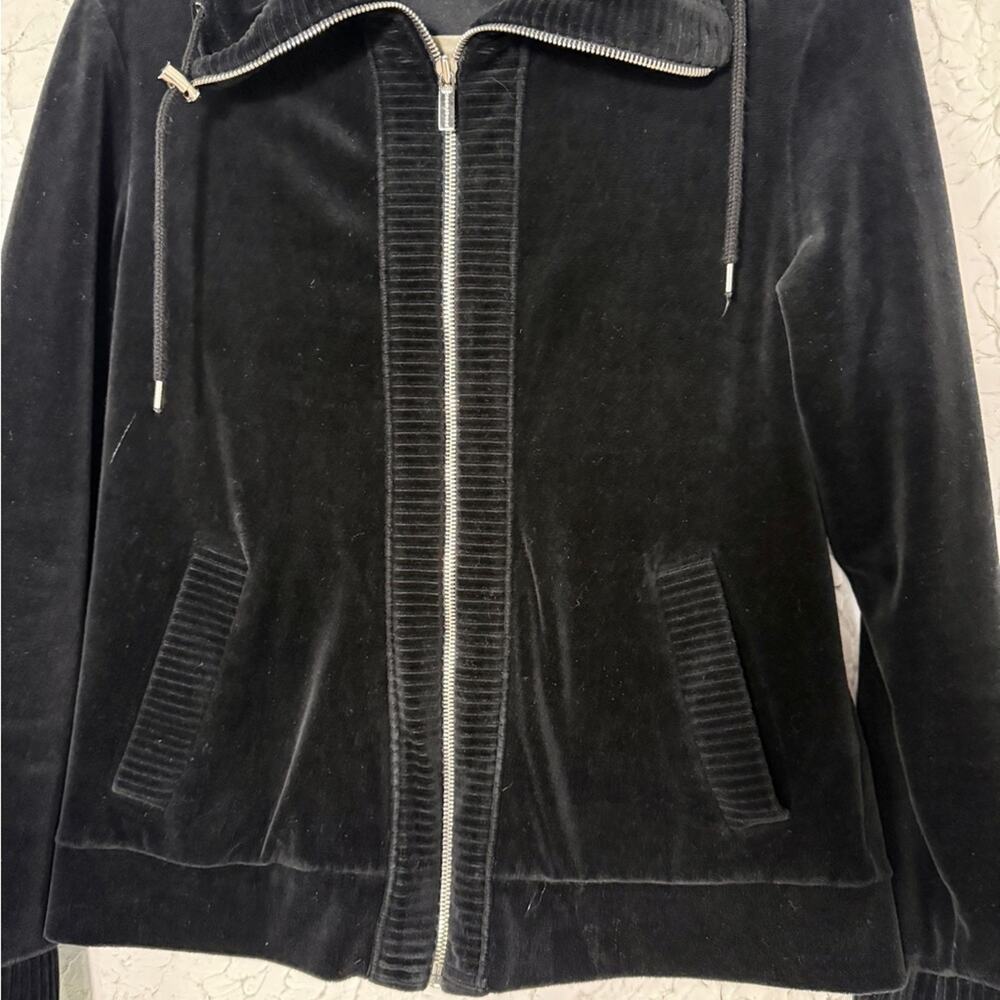 Jones New York Black Velvet Jacket - Picture 6 of 10